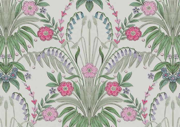 Cotswold Faux Silk, Candyfloss - Motorised Roman Blind - Image 7